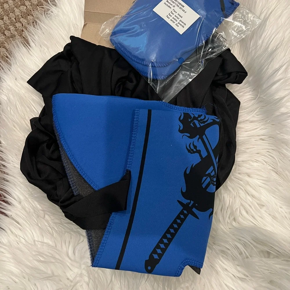 NEW‎ Blue Complete Ninja Costume Halloween Boys